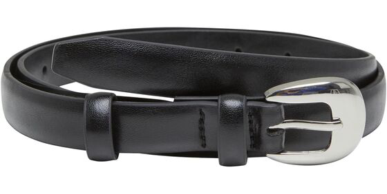 Chunky Buckle Slim Belt Urban Classics TB7208-02499 Black/Silver