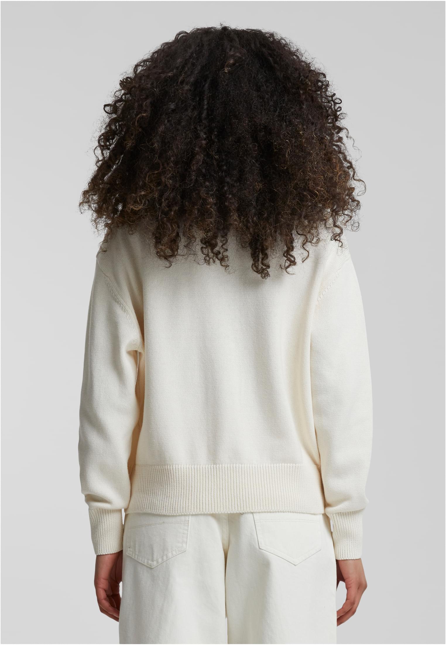 Ladies Rib Cardigan Urban Classics TB6899-02903 Whitesand