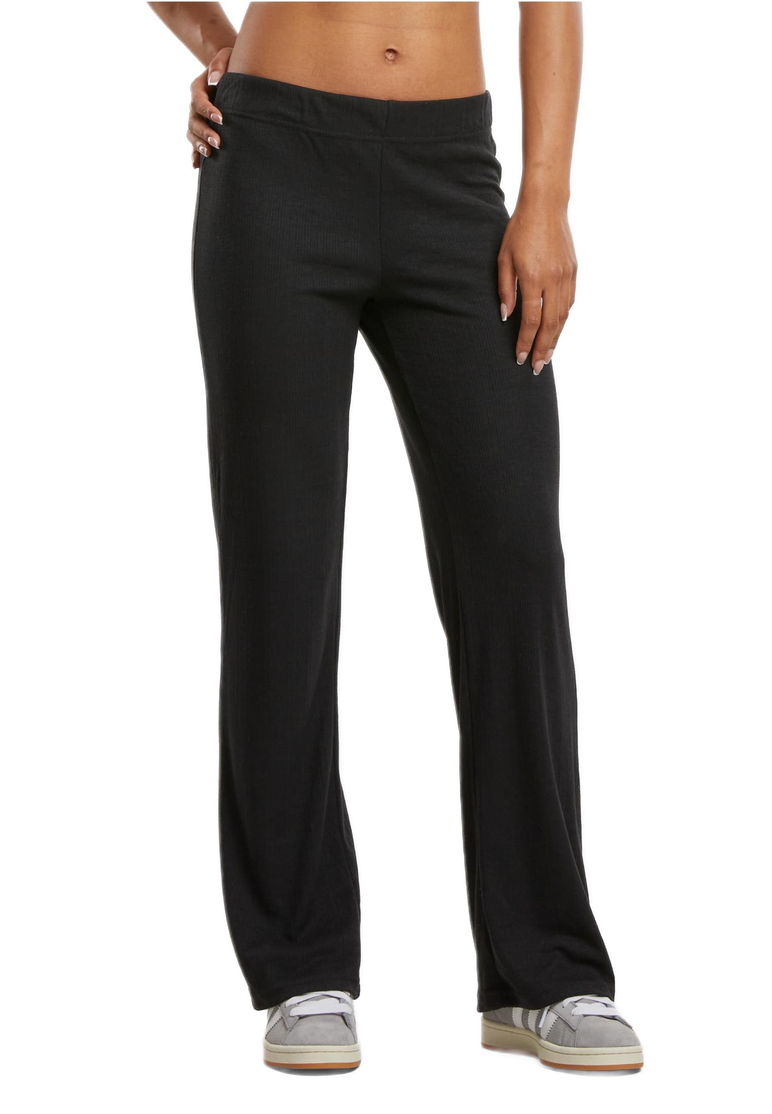 Ladies Rib Pants Urban Classics TB7002-00007 Black