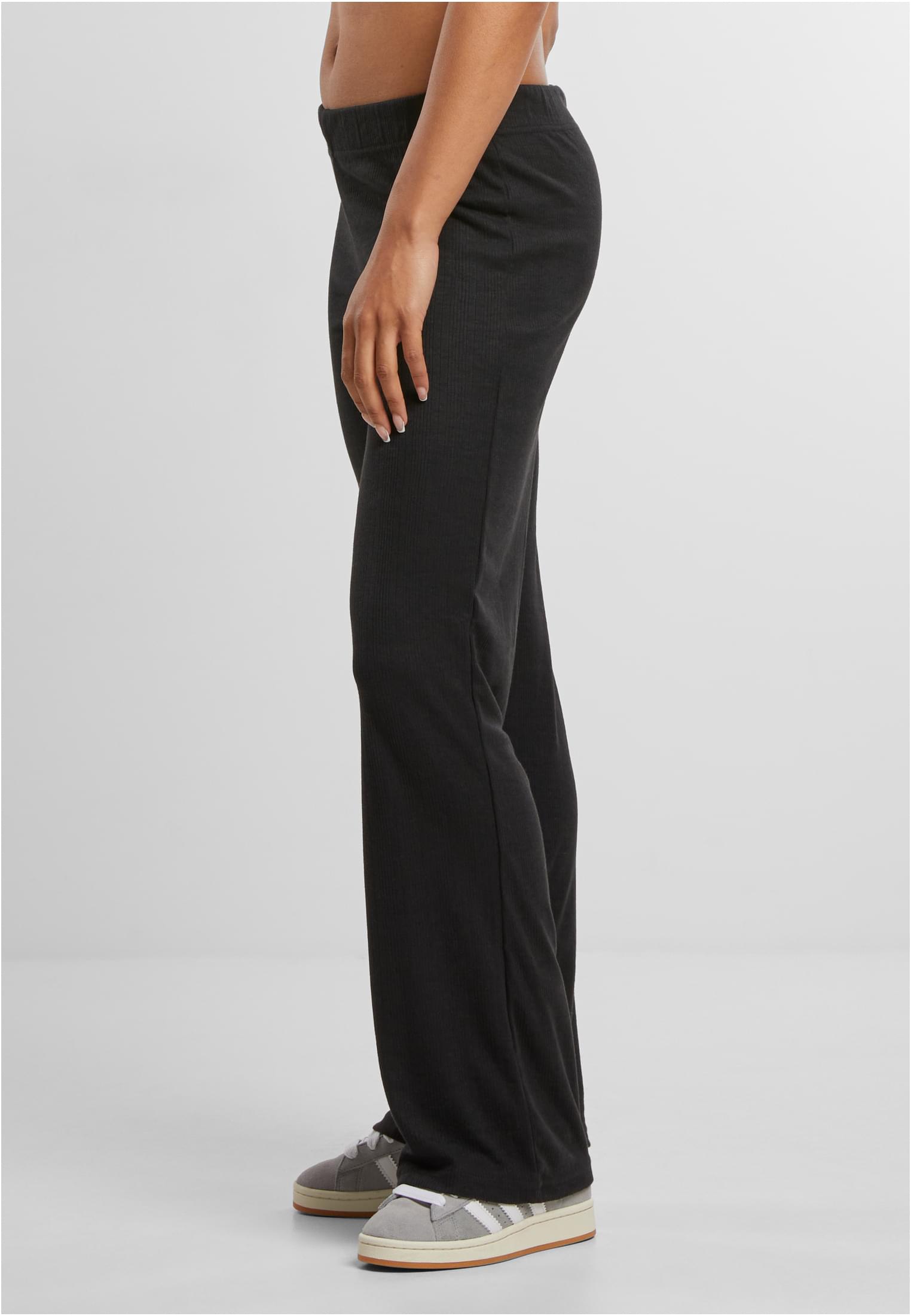 Ladies Rib Pants Urban Classics TB7002-00007 Black