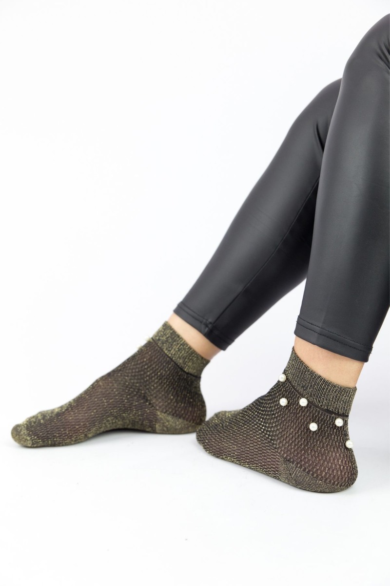 Γυναικείες fashion κάλτσες microfiber PEARL ΙΙΙ Pamela 18770 Σκούρο Πράσινο