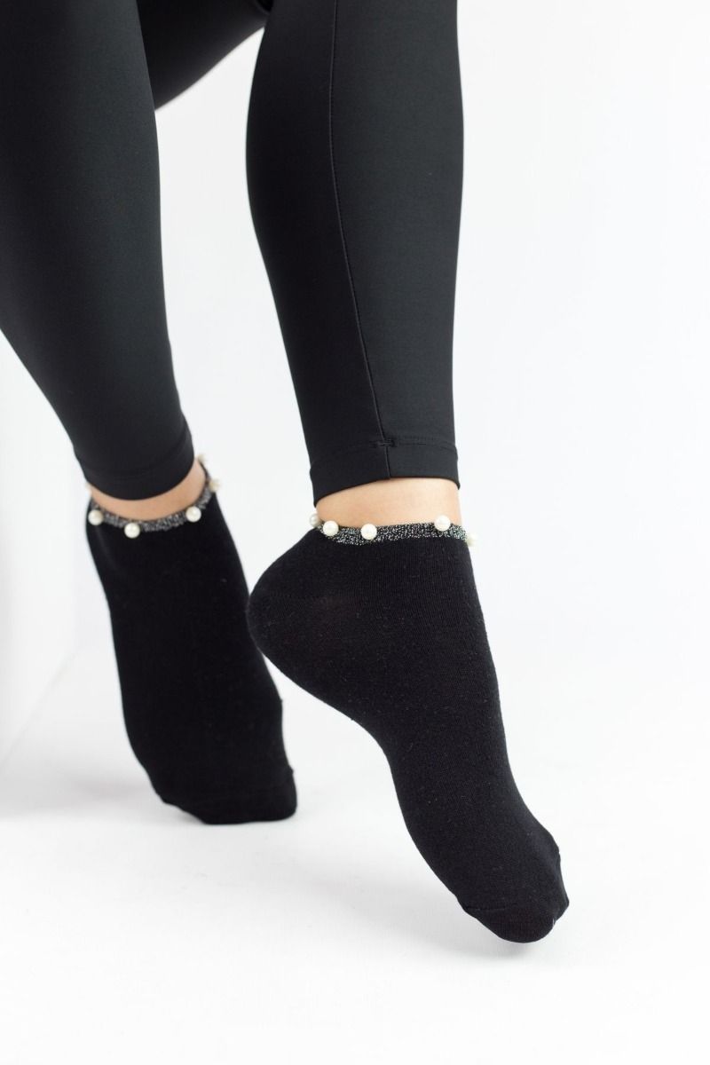 Γυναικείες fashion κάλτσες STARLIGHT I Βαμβακερές Pamela 21592 Μαύρο