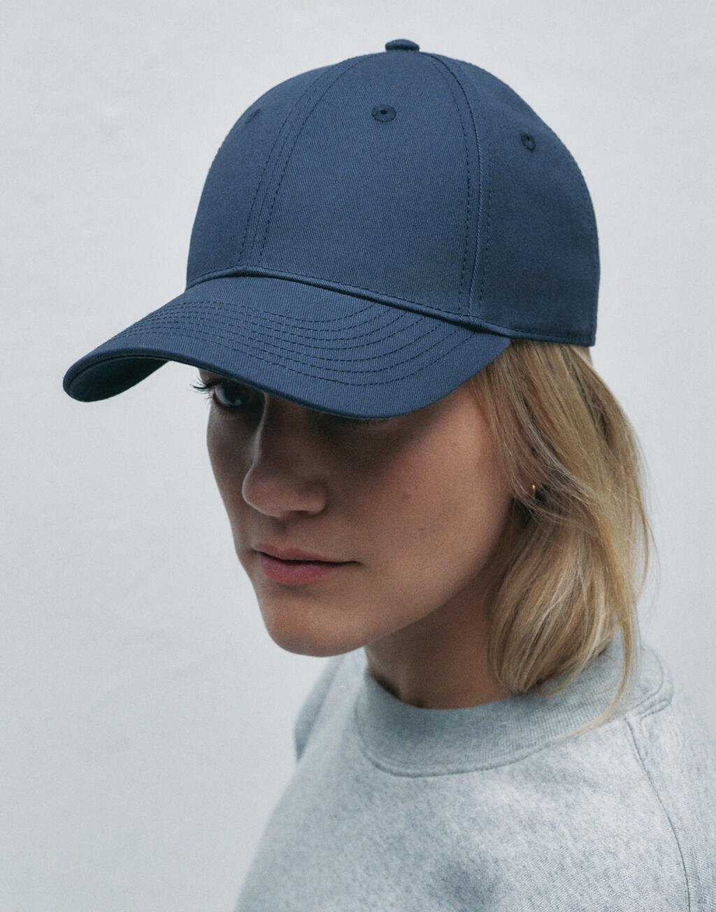 Καπέλο Baseball Cotton Twill True Blanks by H&M 1226504 Midnight Blue