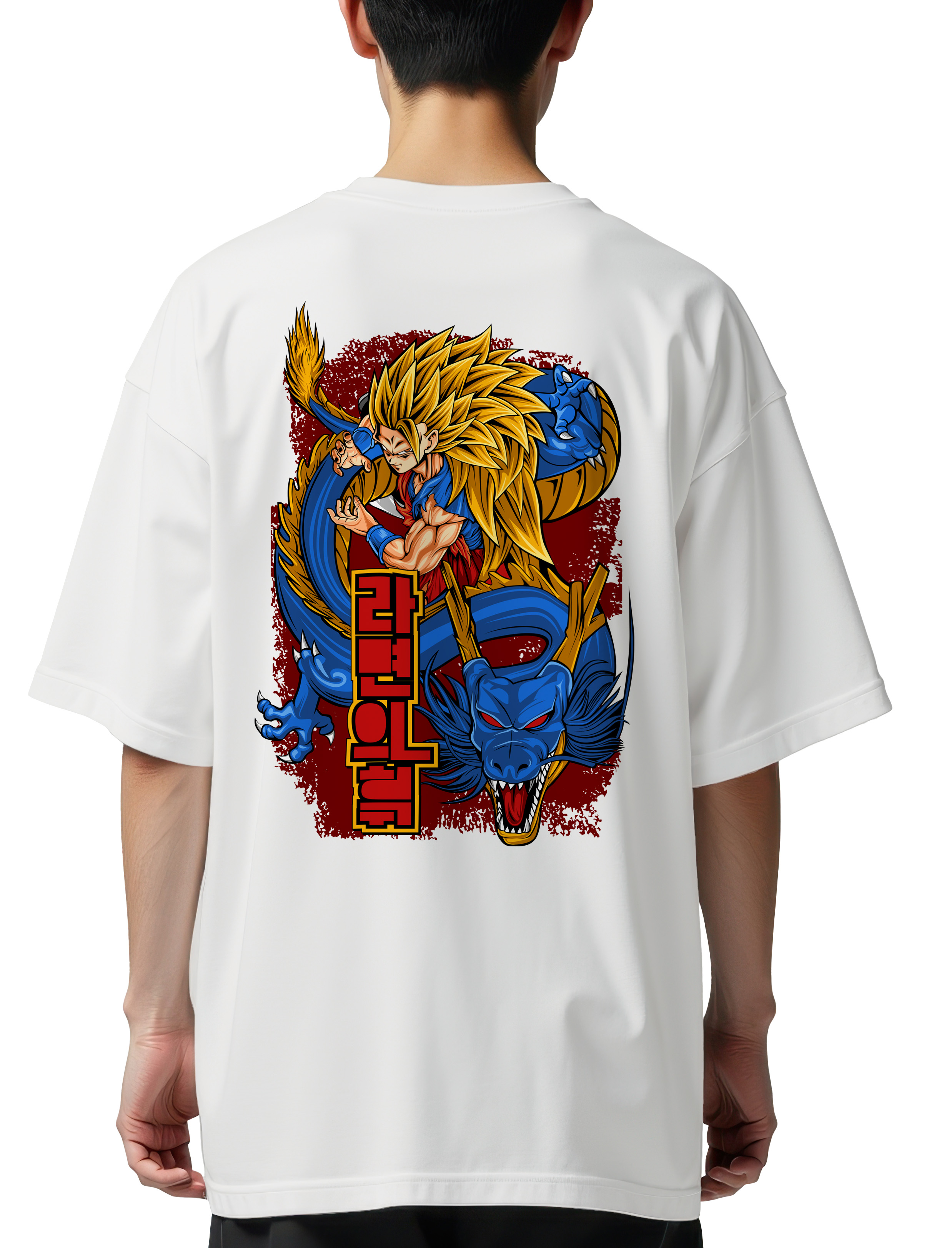 Oversized T-Shirt Dragon Ball Z Pop Culture White