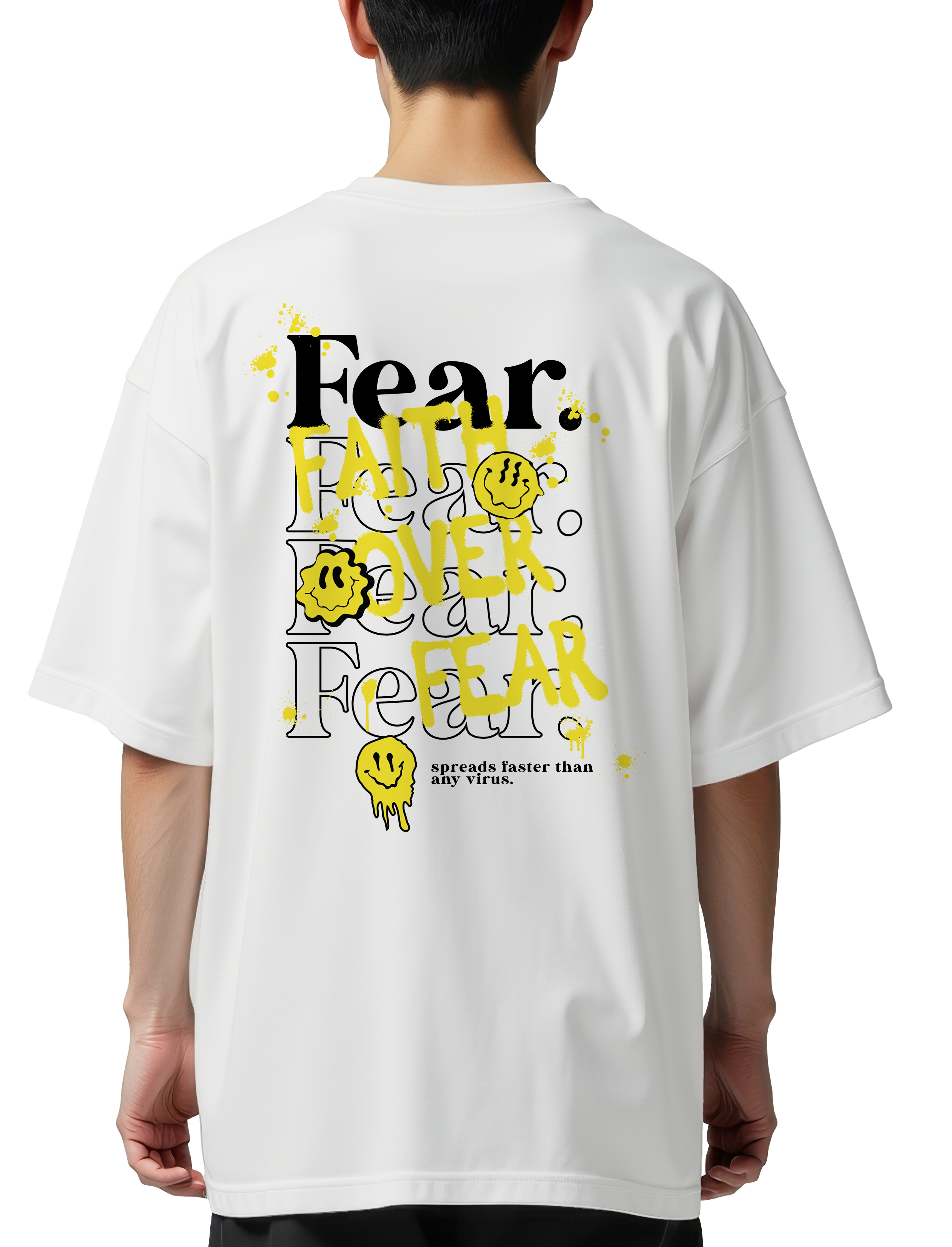 Oversized T-Shirt Metallica Fuckin Rock Avenue White