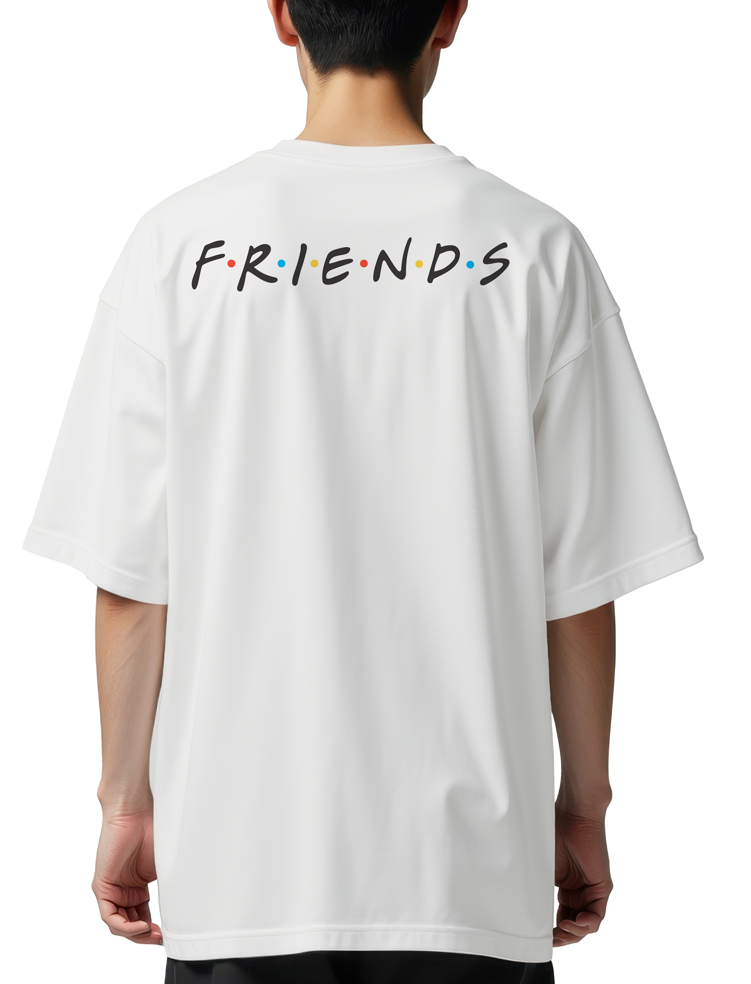 Oversized T-Shirt Friends Pop Culture White