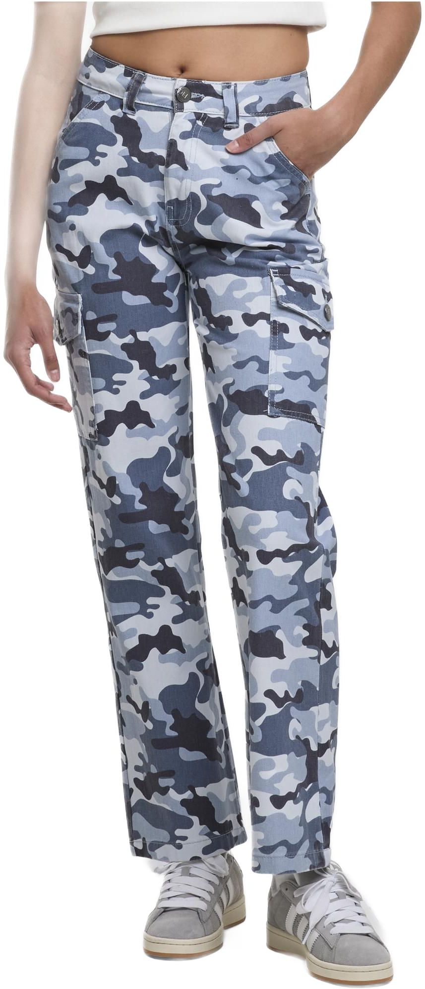 Straight Fit Jeans DEF DFLJS197-01697 blue camo