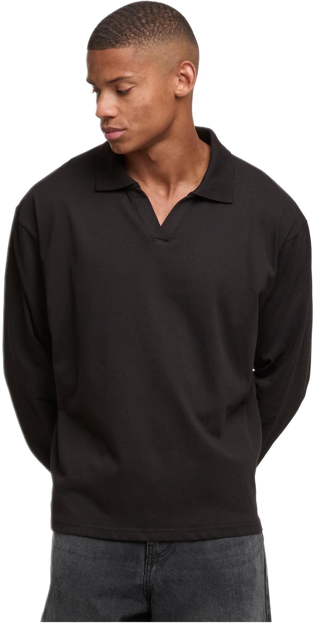 COLLAR Longsleeves DEF DFLS030-20259 jetblack