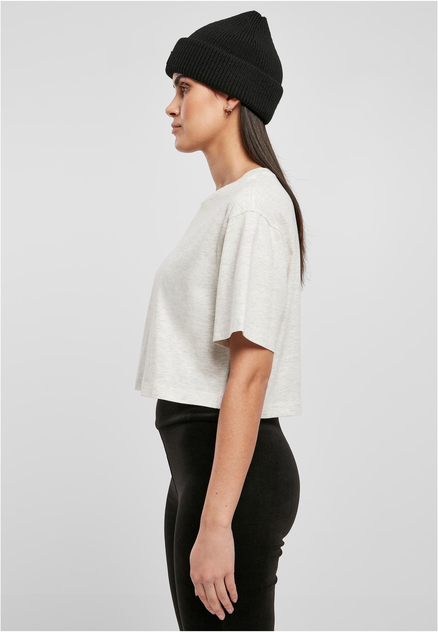 Ladies Short Oversized Tee Urban Classics TB1555-00143 lightgrey