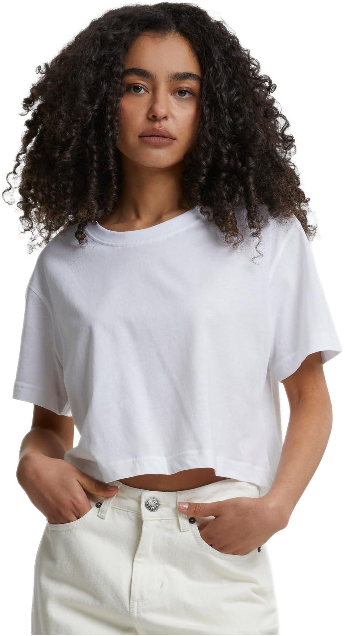 Ladies Short Oversized Tee Urban Classics TB1555-00220 white