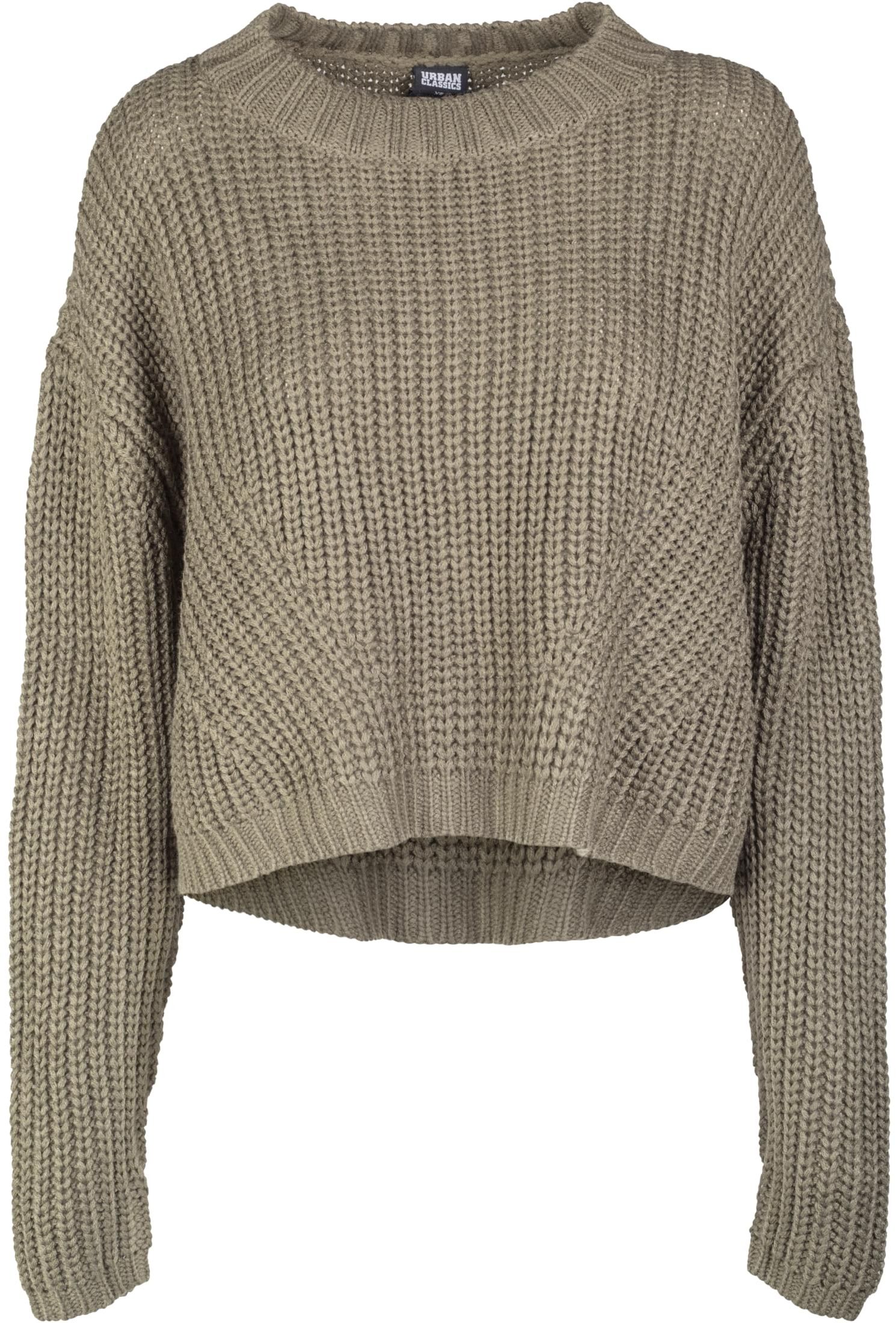 Ladies Wide Oversize Sweater Urban Classics TB2359-00176 olive