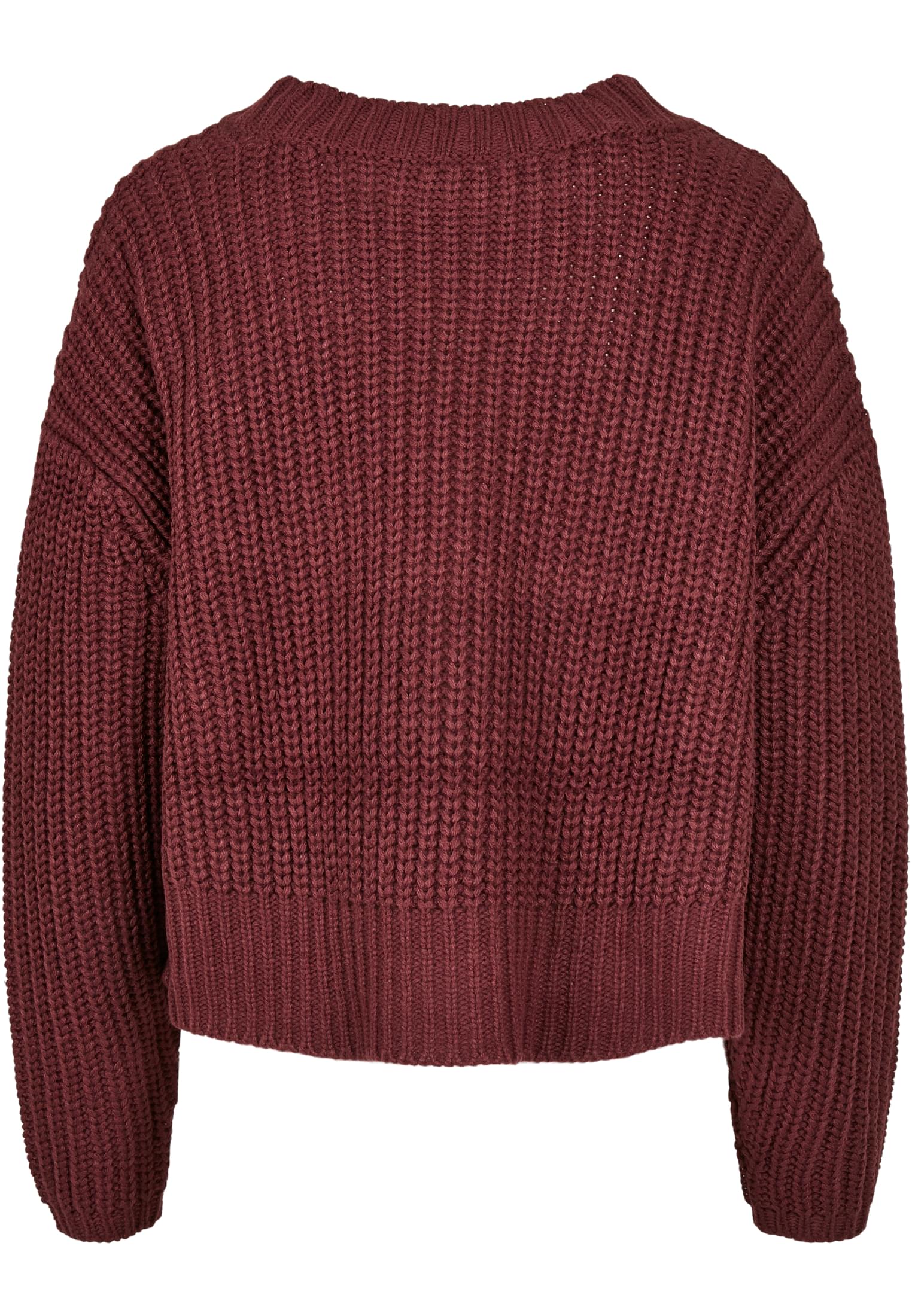 Ladies Wide Oversize Sweater Urban Classics TB2359-01151 cherry