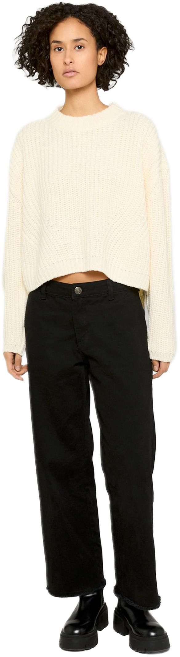 Ladies Wide Oversize Sweater Urban Classics TB2359-02903 whitesand