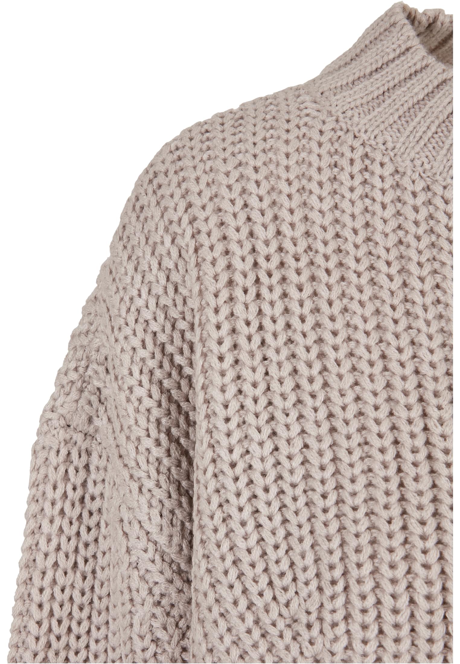 Ladies Wide Oversize Sweater Urban Classics Tb2359-04011 Warmgrey γυναικεία Ζακέτες Simple Wear