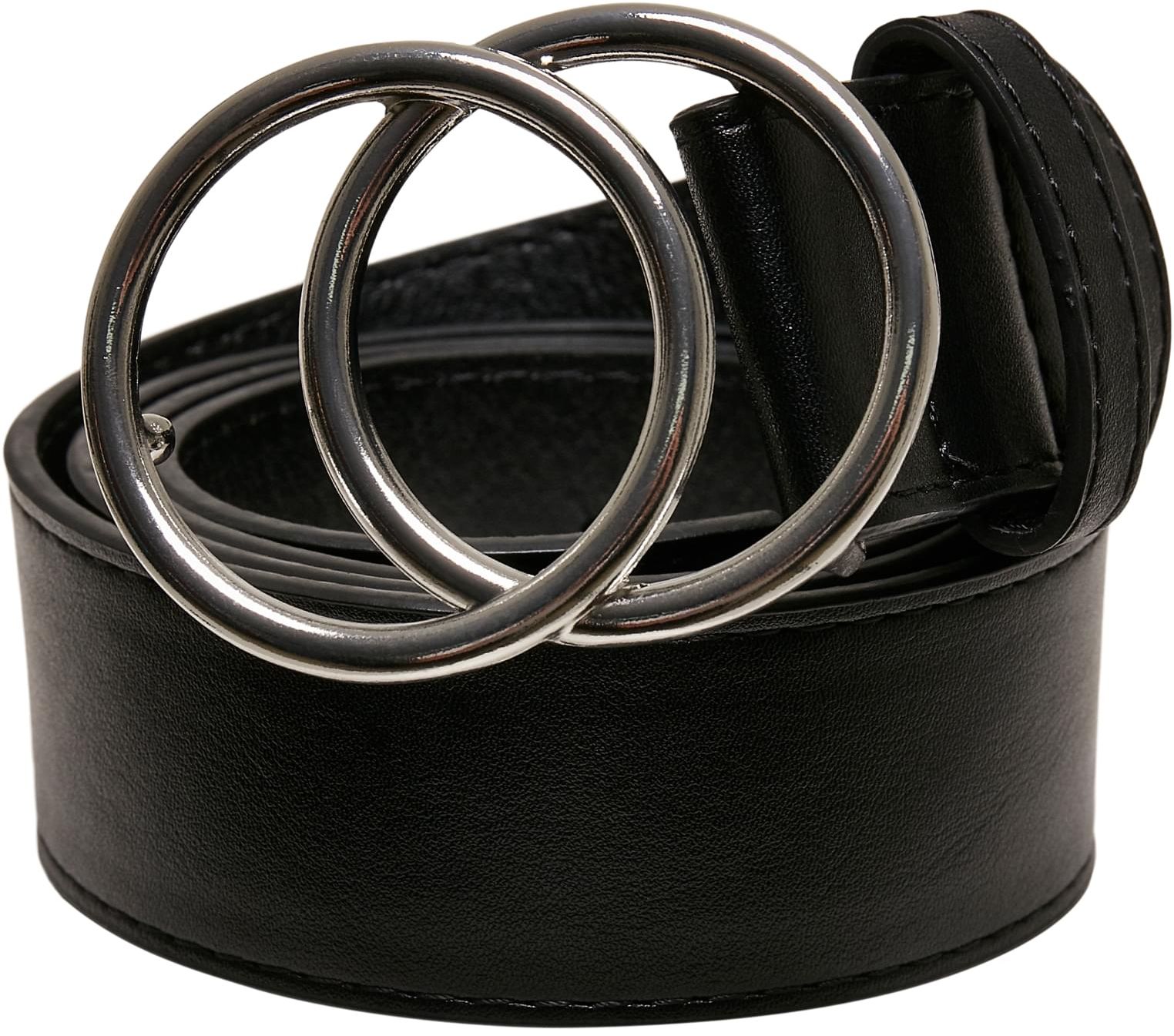 Ring Buckle Belt Urban Classics TB2949-02499 black/silver