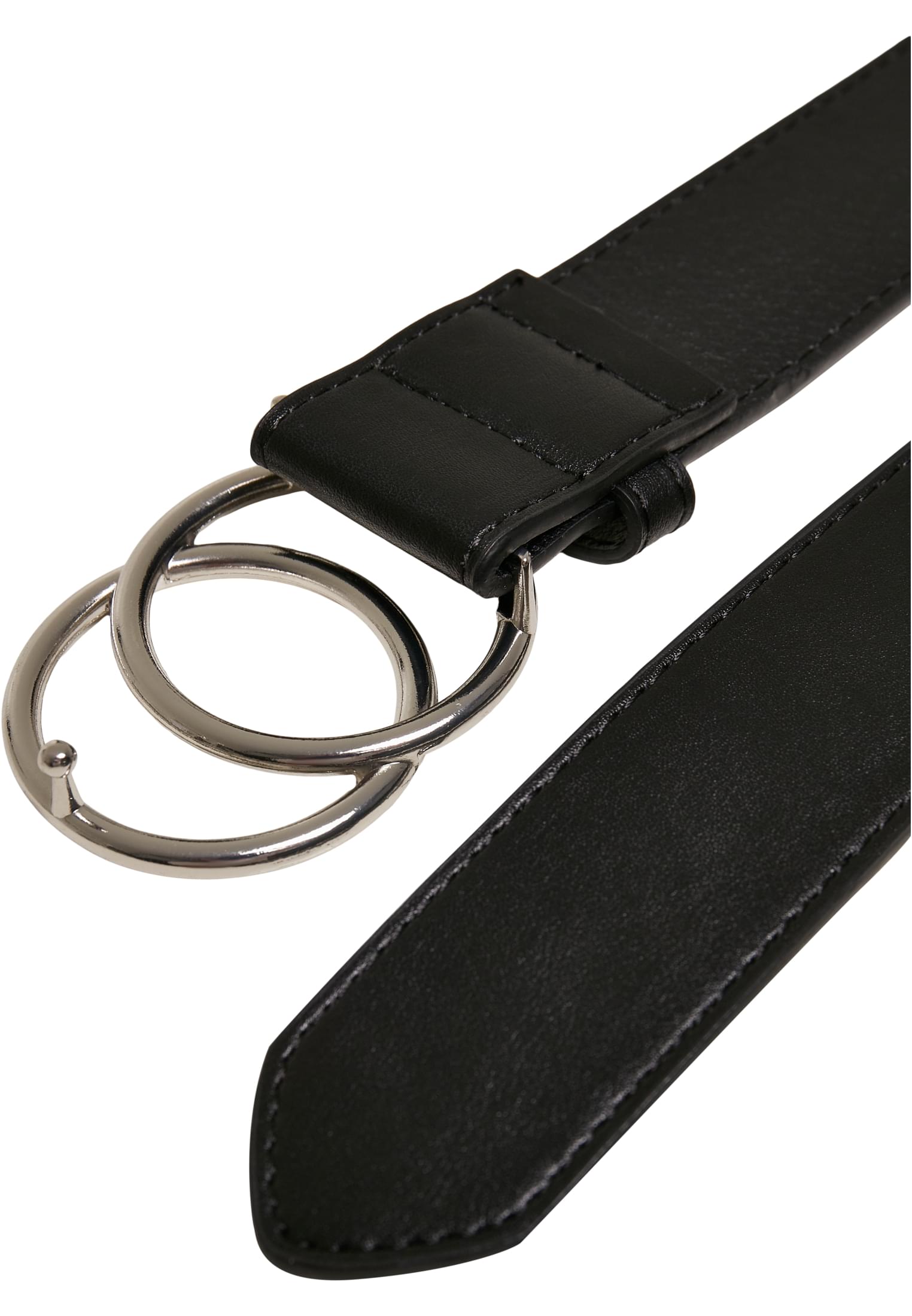 Ring Buckle Belt Urban Classics TB2949-02499 black/silver