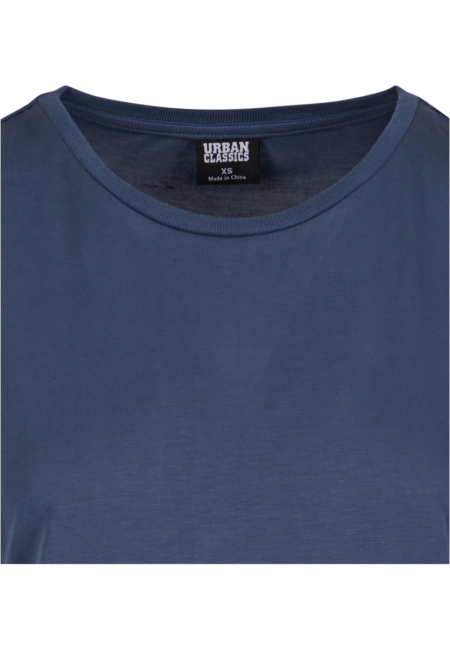 Ladies Modal Extended Shoulder Tee Urban Classics Tb4092-02428 Vintageblue γυναικεία Basic T-Shirts Simple Wear Μπλουζάκια κοντομάνικα