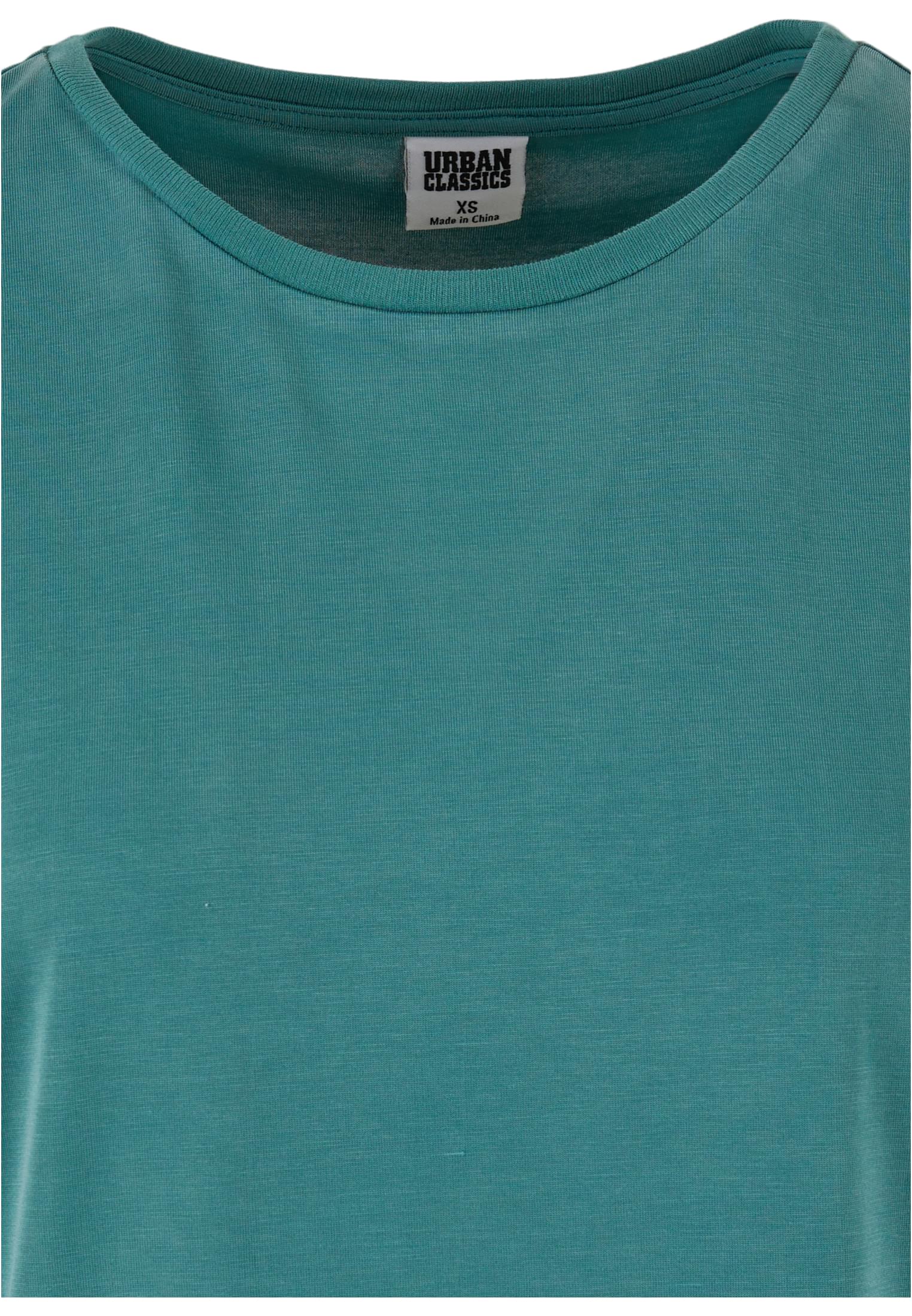 Ladies Modal Extended Shoulder Tee Urban Classics Tb4092-02900 Paleleaf γυναικεία Basic T-Shirts Simple Wear Μπλουζάκια κοντομάνικα