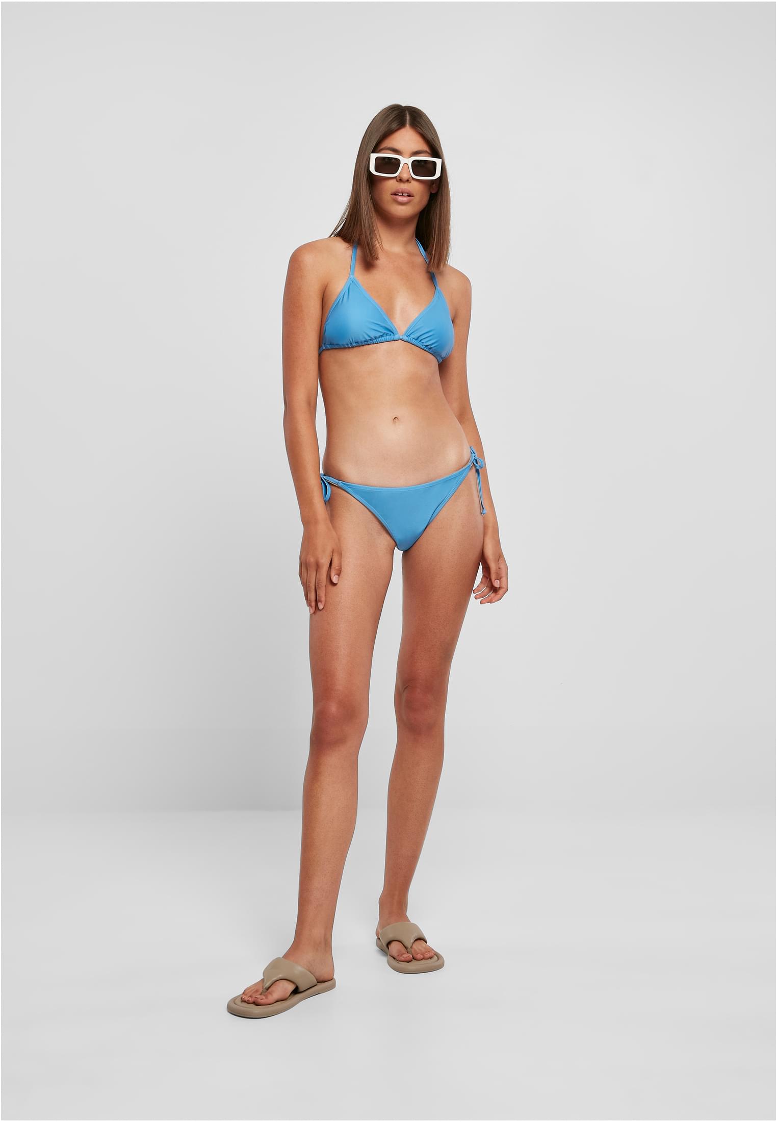 Ladies Recycled Triangle Bikini Urban Classics TB4112-01301 horizonblue