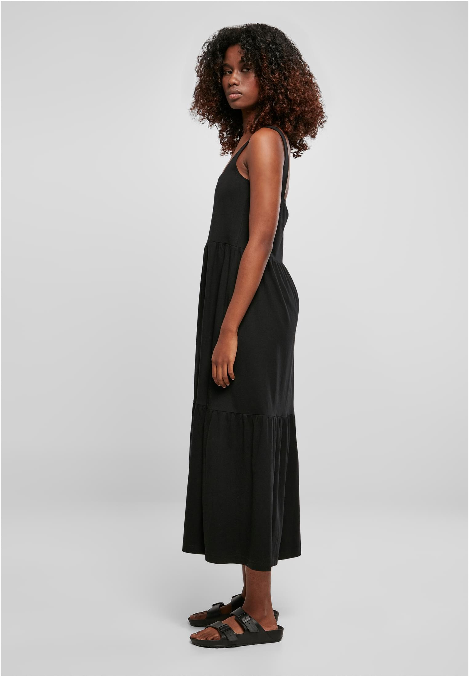Ladies 7/8 Length Valance Summer Dress Urban Classics TB4784-00007 black