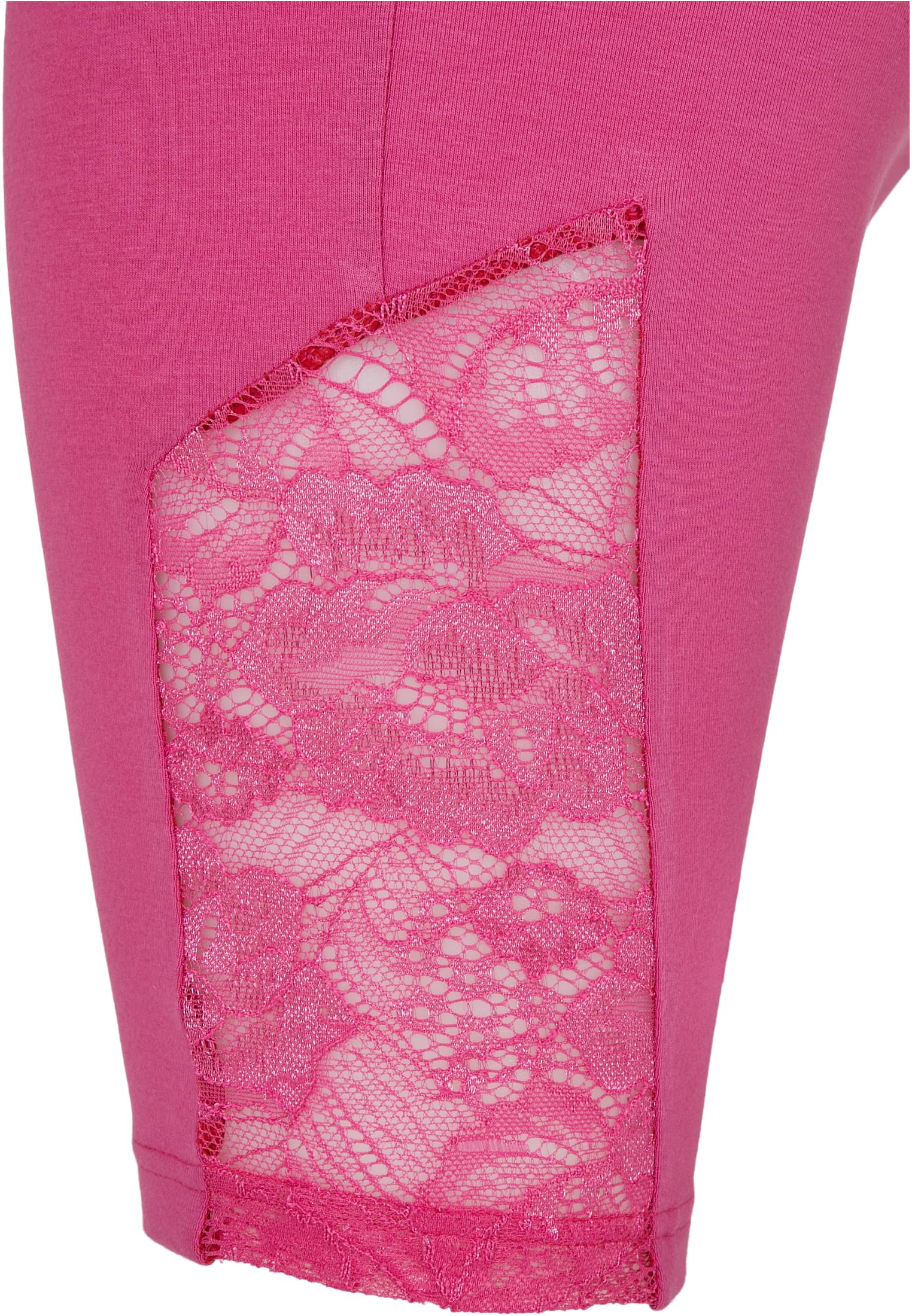 Ladies High Waist Lace Inset Cycle Shorts Urban Classics Tb4790-02260 Brightviolet γυναικεία Σορτς Simple Wear