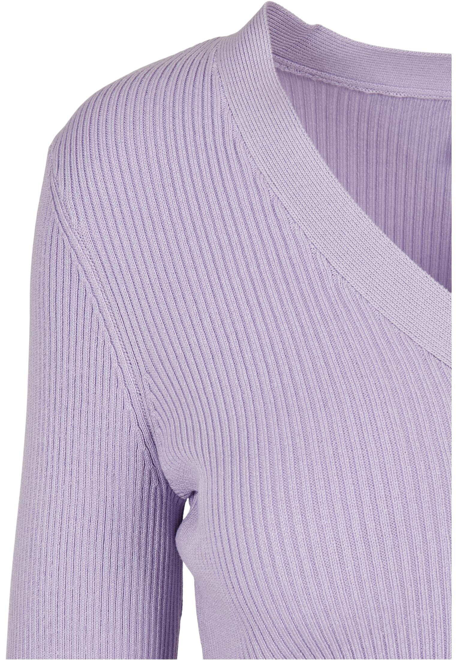 Ladies Short Rib Knit Cardigan Urban Classics Tb4806-00145 Lilac γυναικεία Ζακέτες Simple Wear