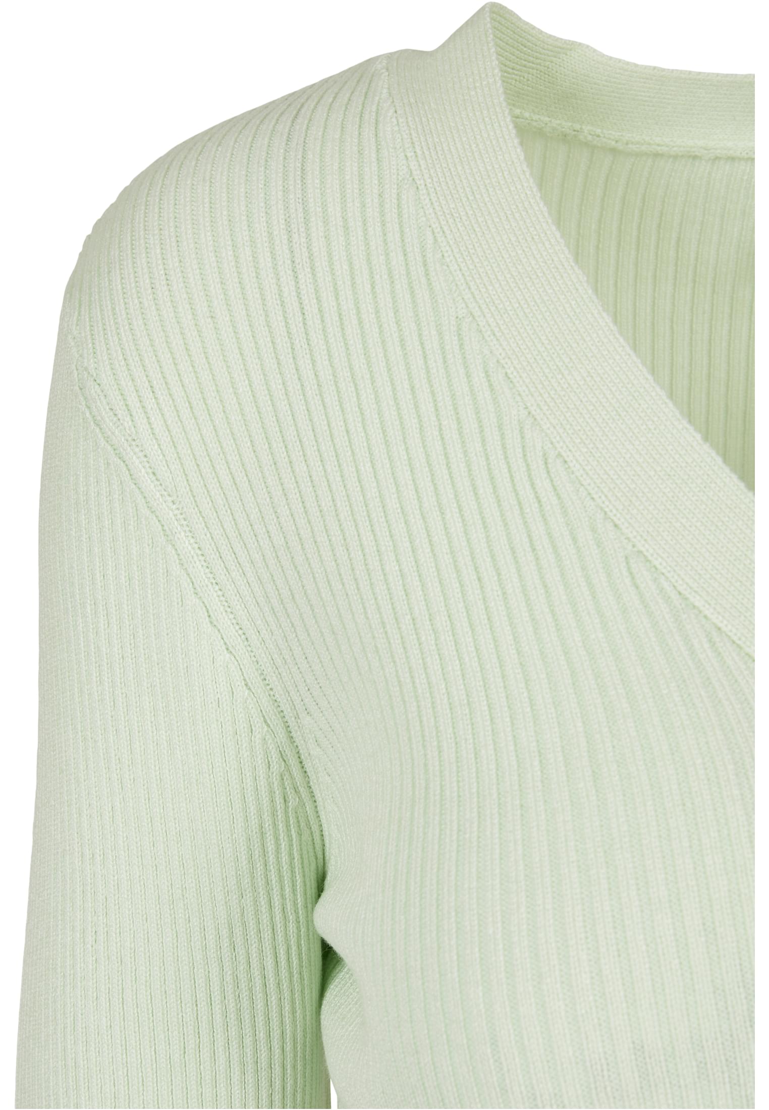 Ladies Short Rib Knit Cardigan Urban Classics Tb4806-03672 Lightmint γυναικεία Ζακέτες Simple Wear