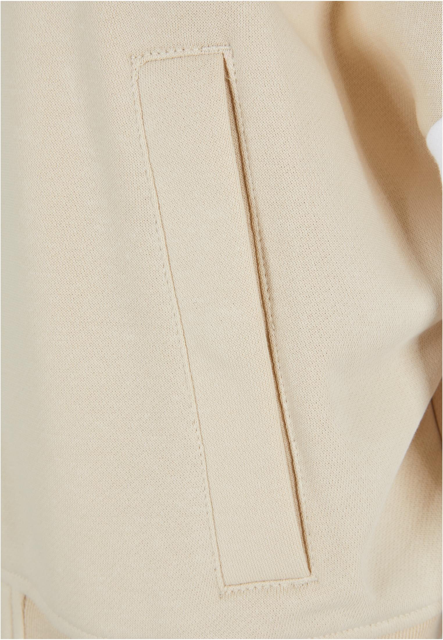 Ladies Oversized 2 Tone College Terry Jacket Urban Classics Tb6003-03689 Softseagrass White γυναικεία Μπουφάν Simple Wear