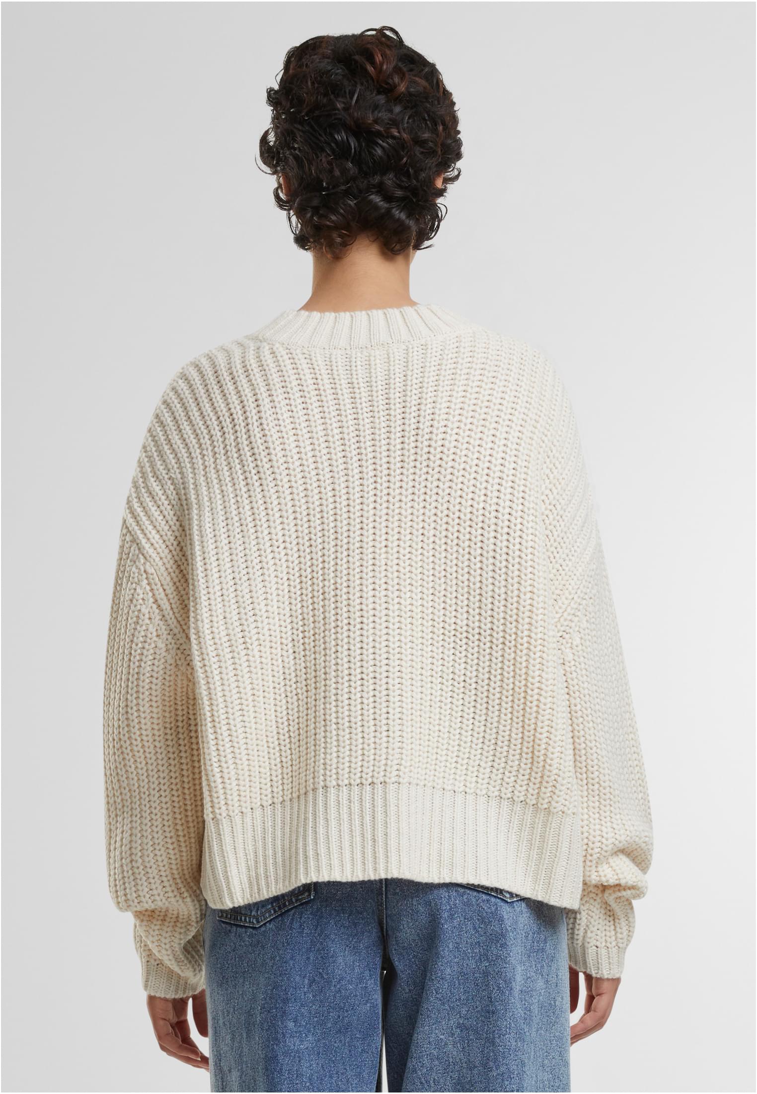 Ladies Wide Basic Oversized Sweater Urban Classics TB7093-02903 whitesand
