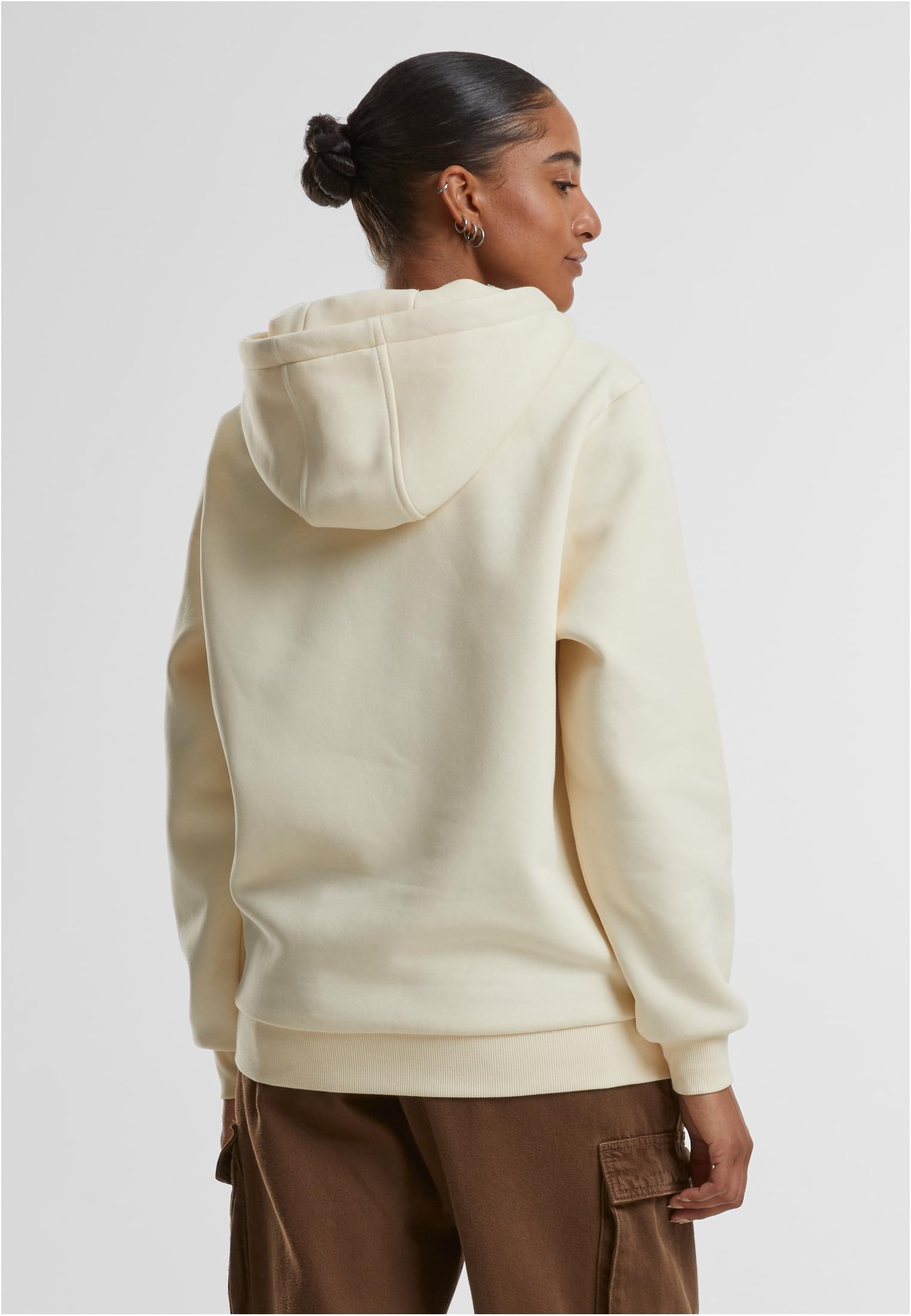 Ladies Fluffy Hoody Urban Classics TB7105-02903 whitesand