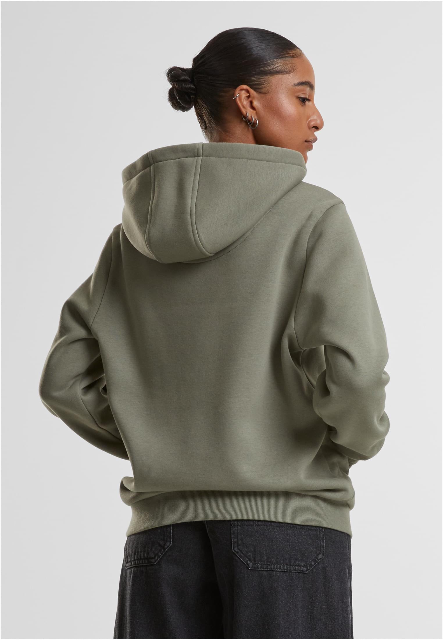 Ladies Fluffy Hoody Urban Classics TB7105-18328 paleolive