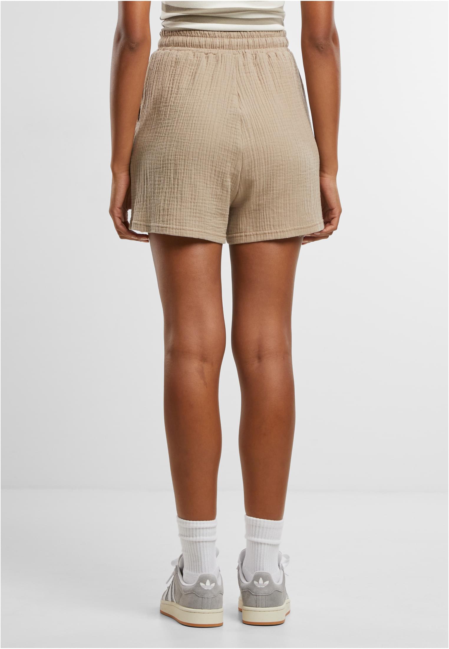 Ladies Musselin Shorts Urban Classics TB7467-19923 chalkdust