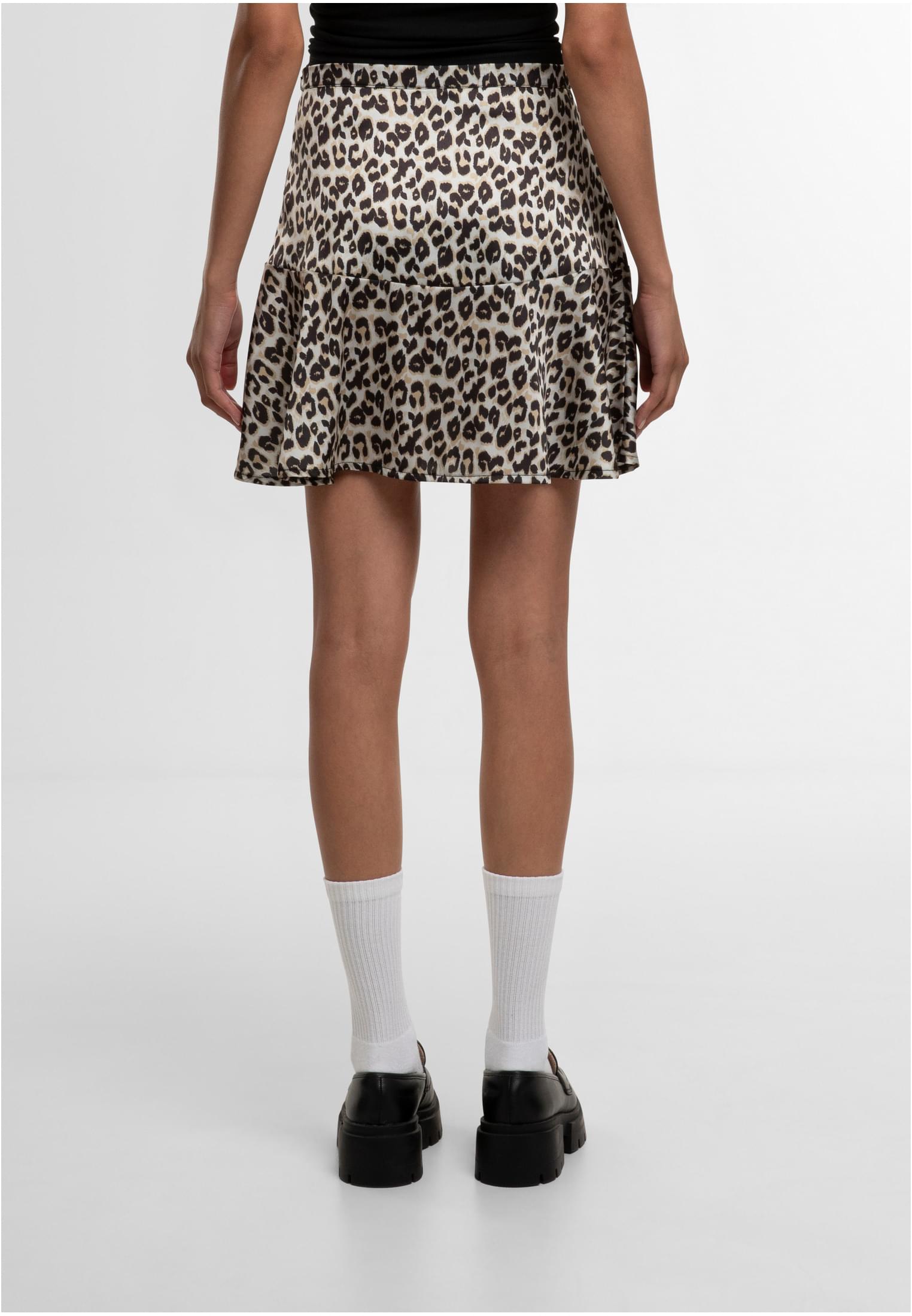 Ladies Leo Volants Mini Skirt Urban Classics TB7540-01720 leo