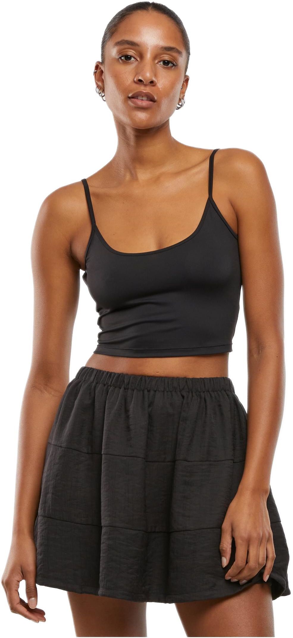 Ladies Basic Top Low Back Neckline Urban Classics TB7697-00007 black