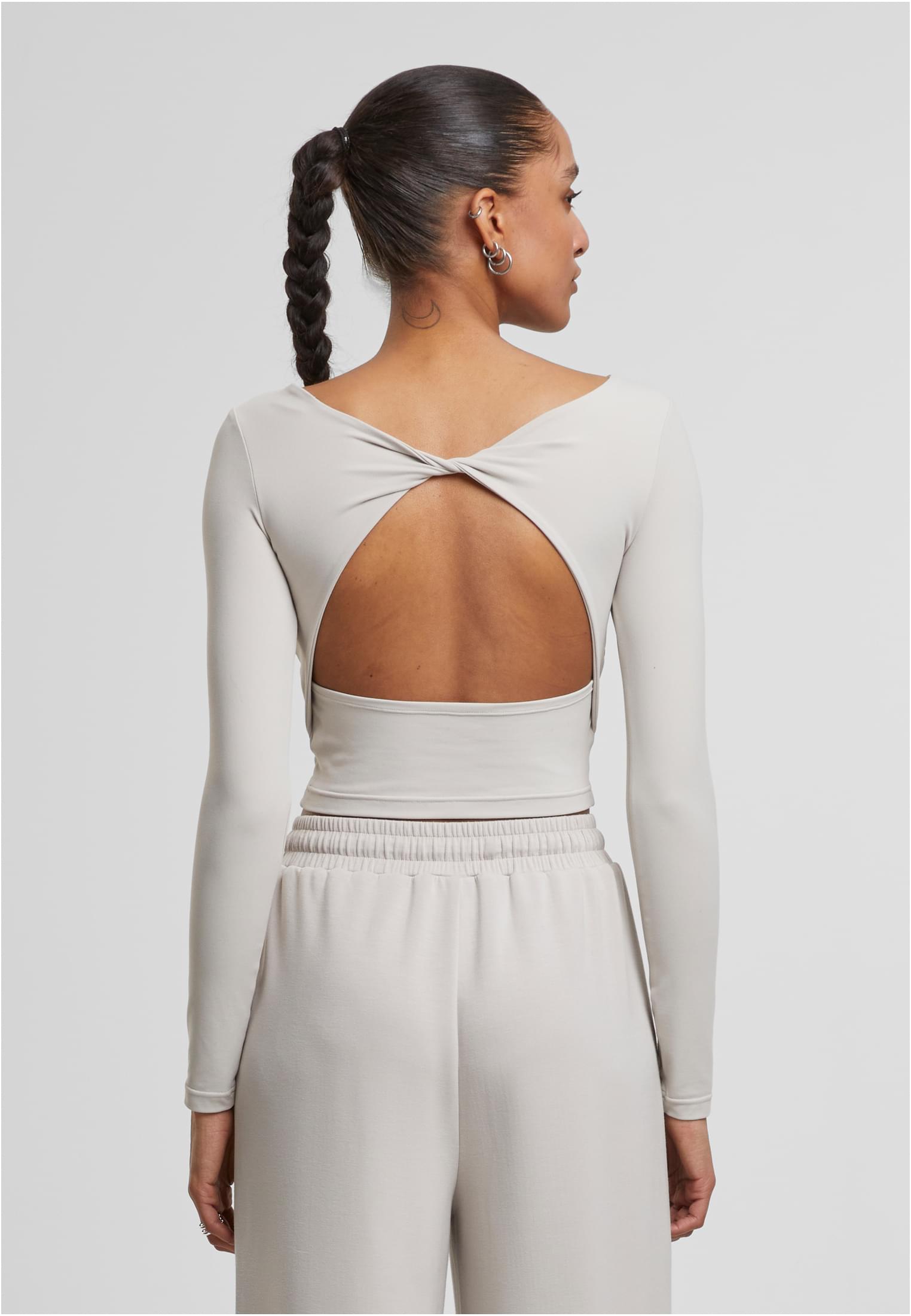 Ladies Slim Fit Longsleeve Urban Classics TB7721-01325 cloud
