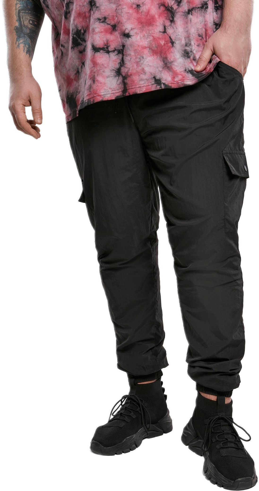Cargo Nylon Track Pants Urban Classics TB3669-00007 black