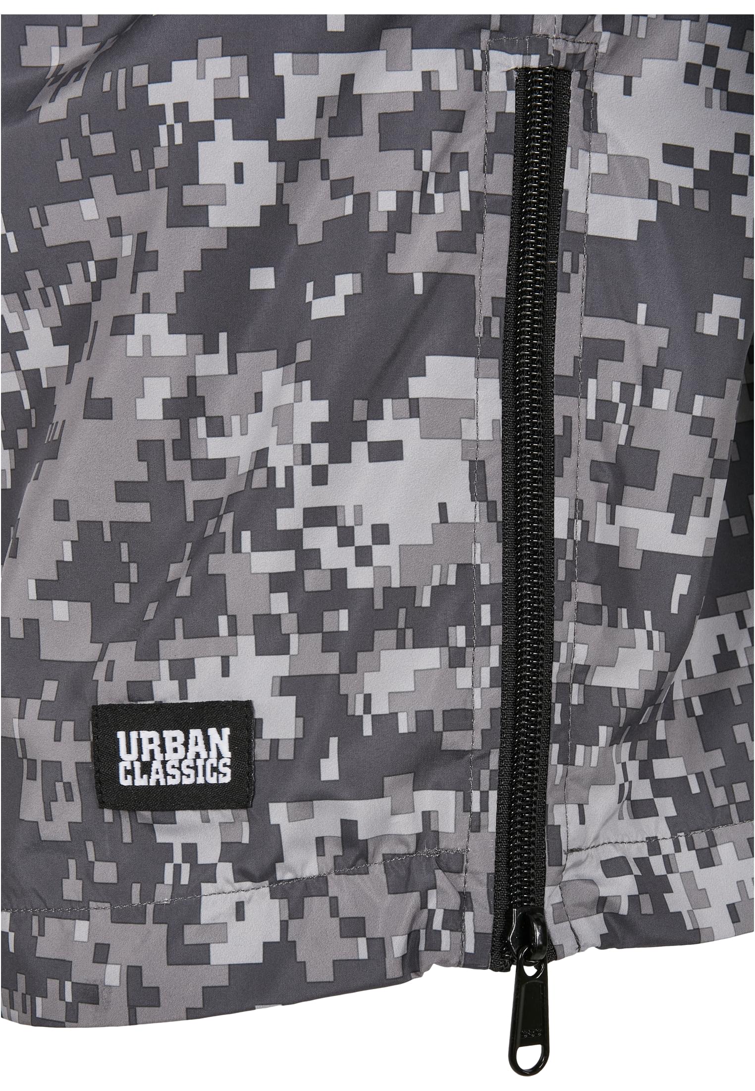 Commuter Pull Over Jacket Urban Classics Tb4122-02680 Dark Digital Camo ανδρικά Μπουφάν Simple Wear