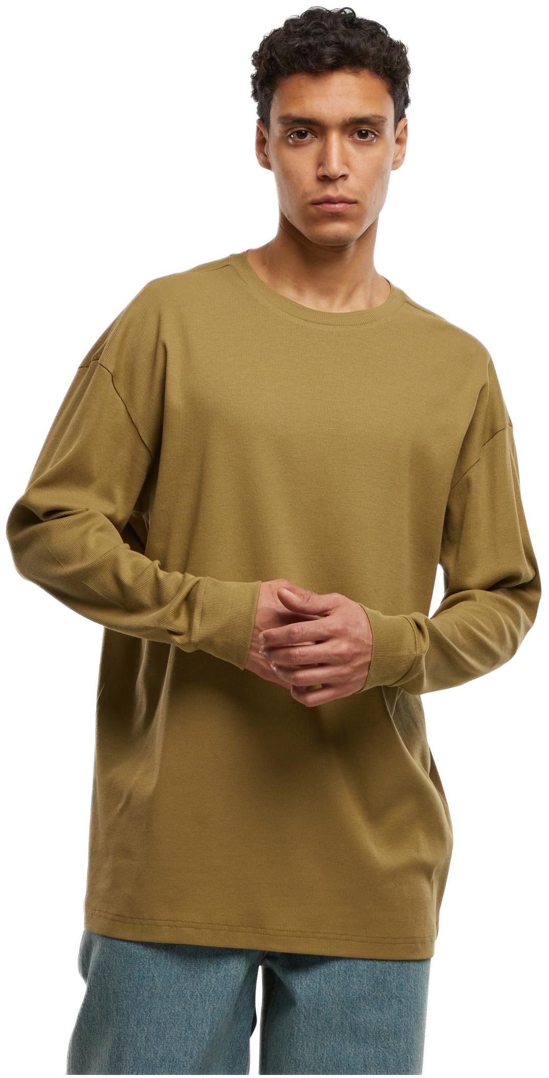 Organic Boxy Rib Longsleeve Urban Classics TB6418-03057 tiniolive