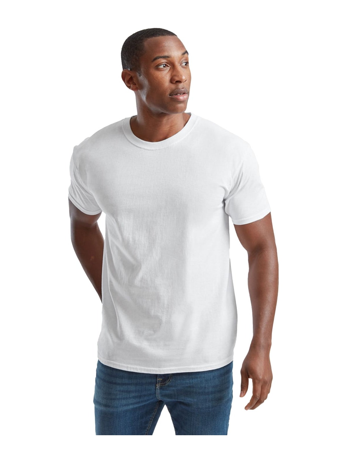 Λευκό μπλουζάκι Fruit of the Loom Valueweight 61-036-0 160 g/m²